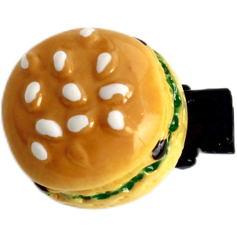 Mini Food Clip Set - Simulation Rice, Eggs, Corn, Melon Seeds, Cute Food Accessories