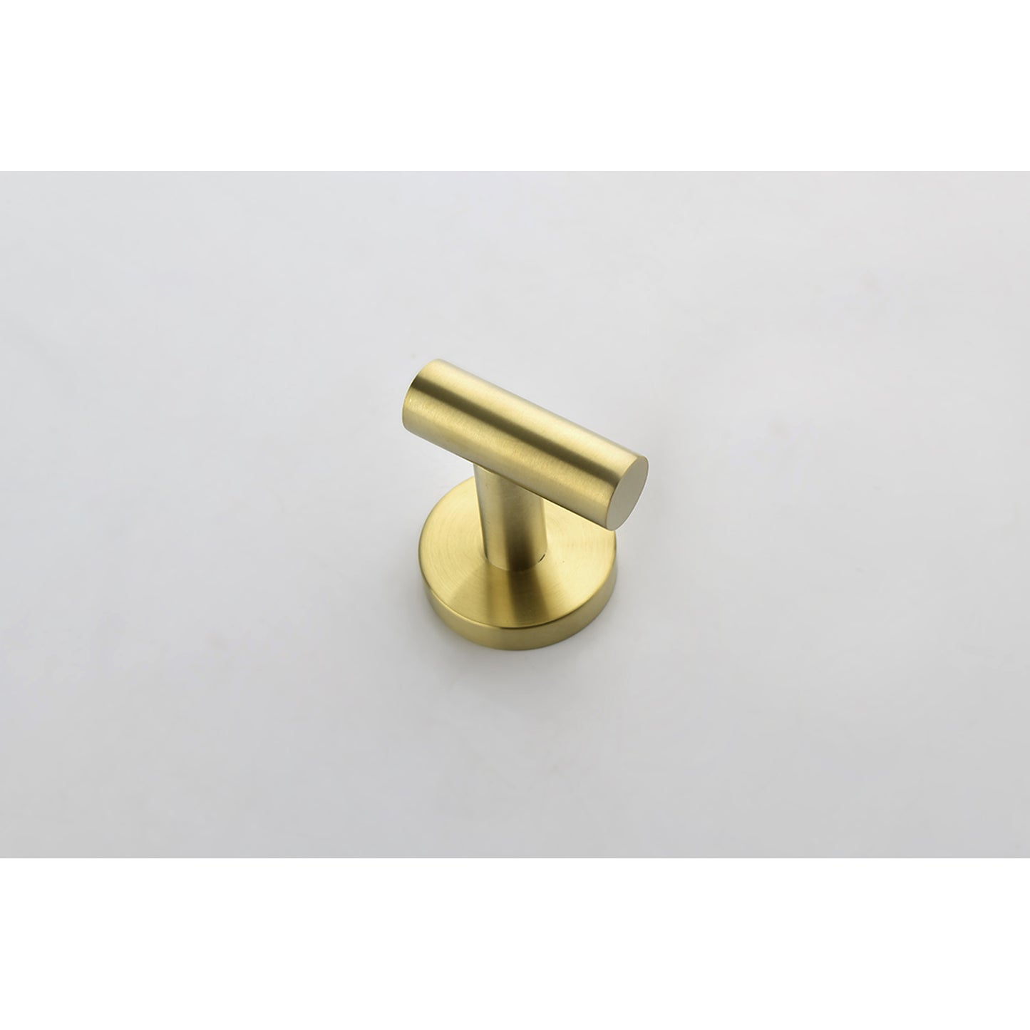 3-Piece Bathroom Hardware Set - Towel Bar, Toilet Paper Holder & Hooks - Brushed Gold