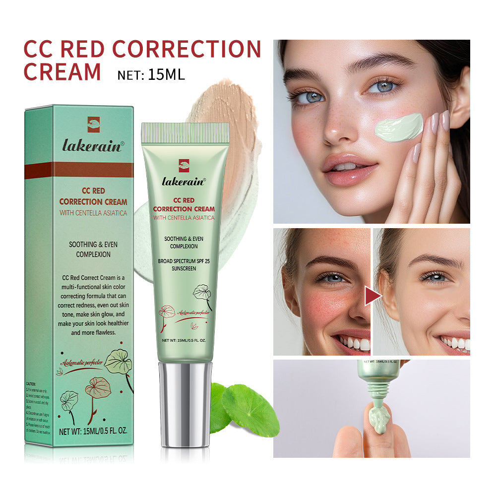 Long-Lasting CC Cream Concealer with Centella Asiatica for Pores and Skin Moisturizing