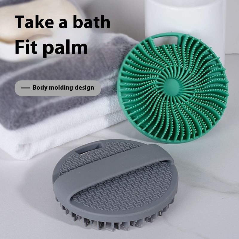 Handheld Silicone Shower Bath Brush - Home Bathroom Cleaning Tool
