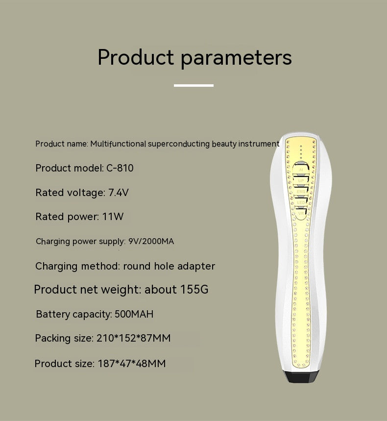 Micro-Current RF IPL Skin Care Device for Face Lifting and Rejuvenation