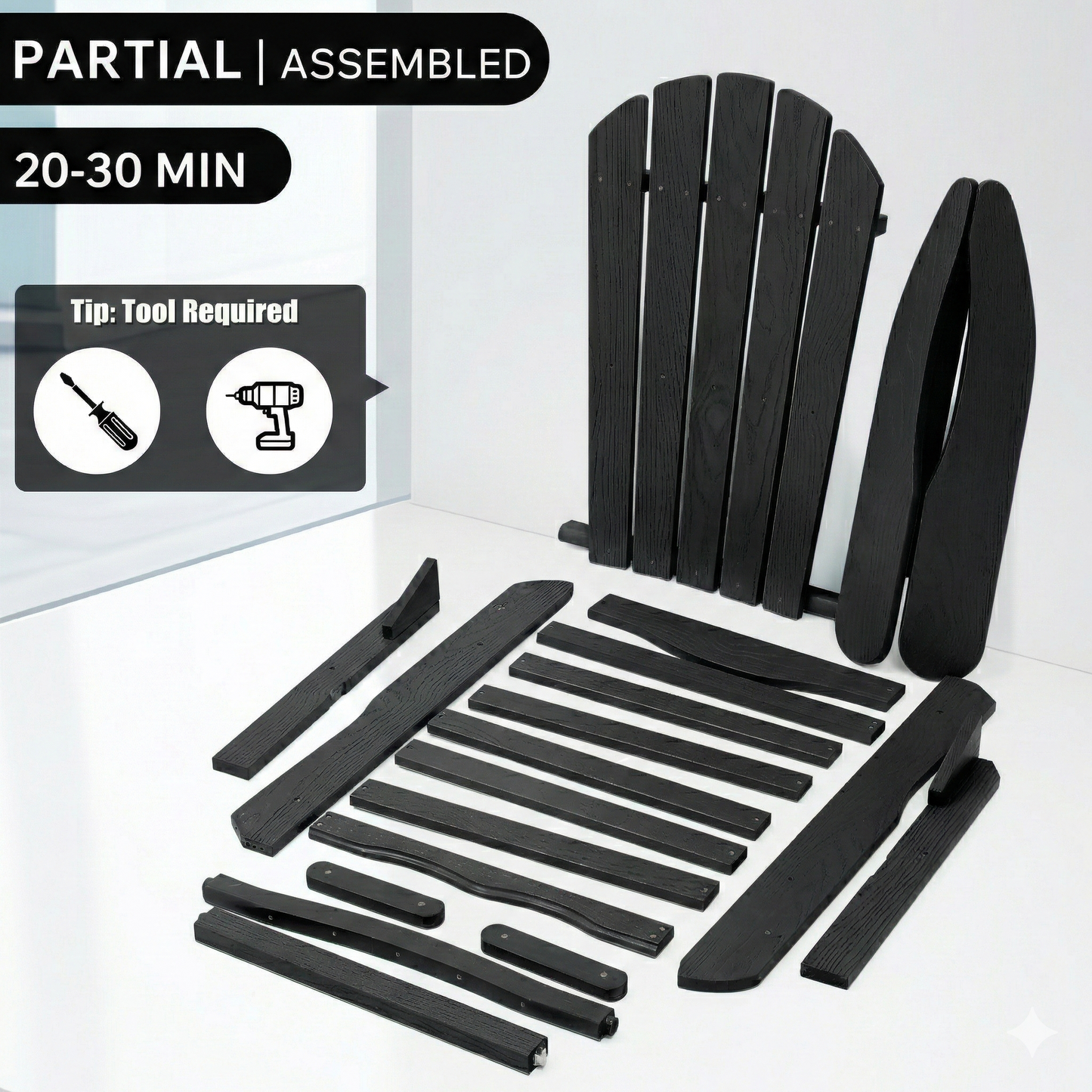 Wood Lounge Patio Chair For Garden Outdoor Wooden Folding Embossed