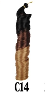 African New Loose Wave Crochet Hair Extensions Big Wave Reel Curved Handle