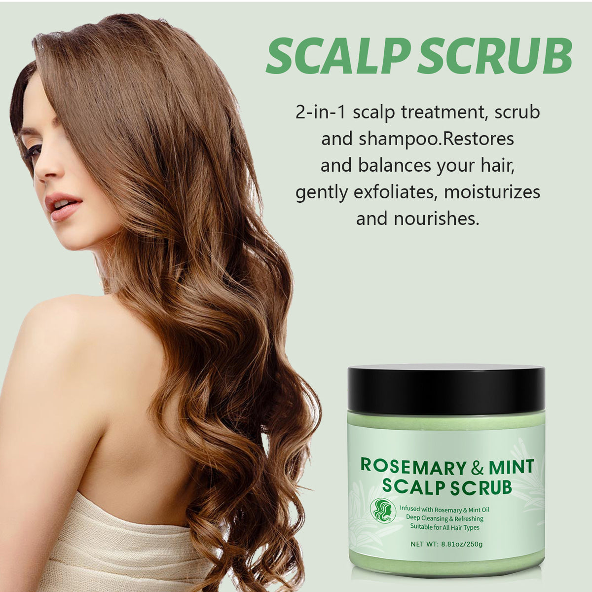 Rosemary Facial Scrub Replenishment Soft