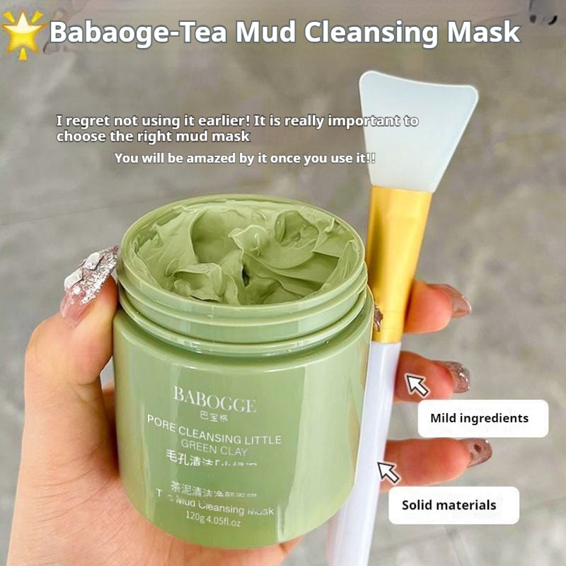 Deep Cleansing Clay Facial Mask 120g - Non-Pulling Mud Mask for All Skin Types