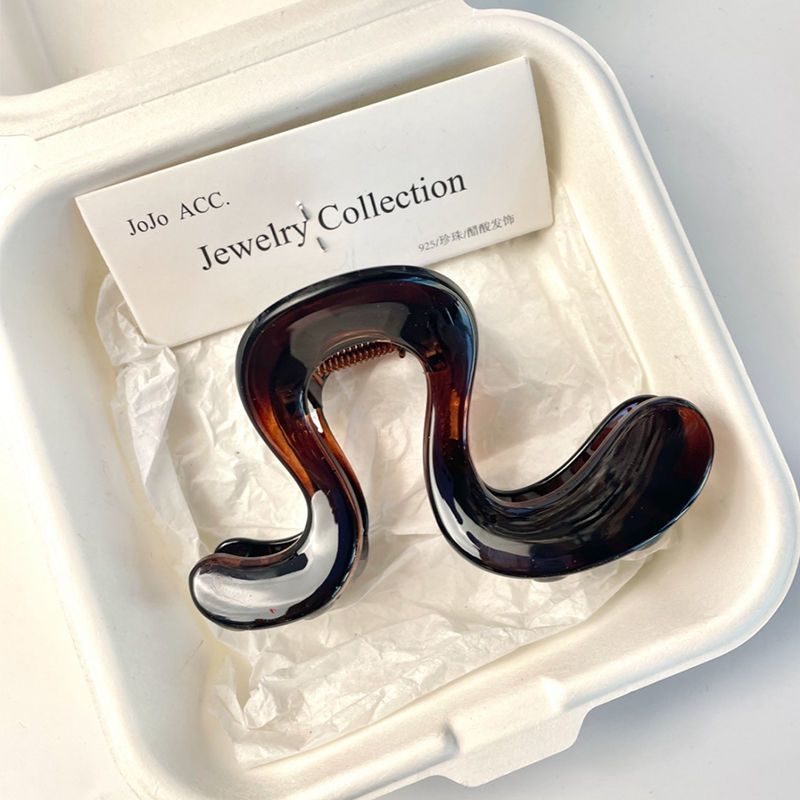 Geometric Hair Clips for Women - Multi-Color Shark Hairpin 8cm