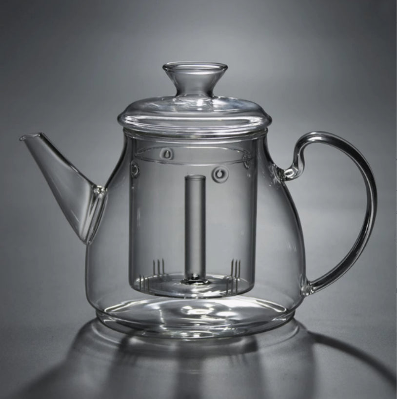 Large Capacity Glass Steam Teapot for Home Brewing - 1.5L