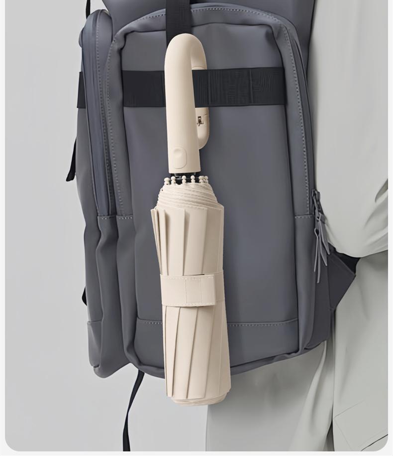 Automatic Foldable Travel Umbrella - Lightweight, Windproof