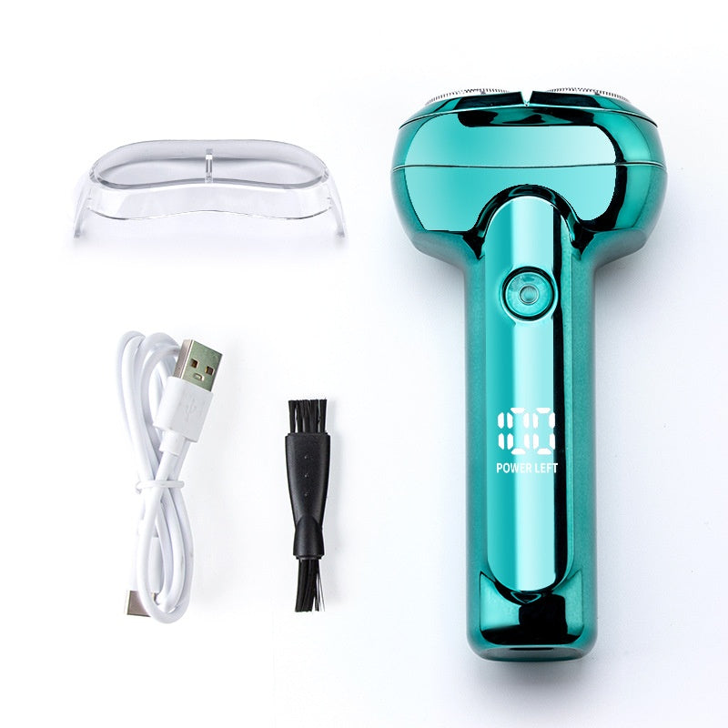 Rechargeable Electric Shaver for Men - Portable Brushless Razor