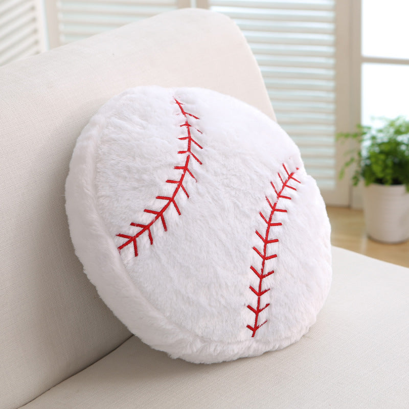 Football Cushion Pillow for Leaning - Plush Winter Home Decor