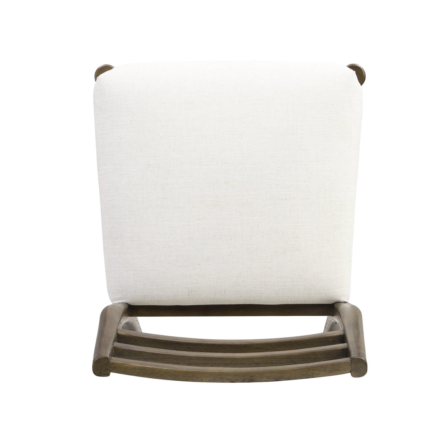 Set of 2 Beige Dining Chairs with Ladder Back Design