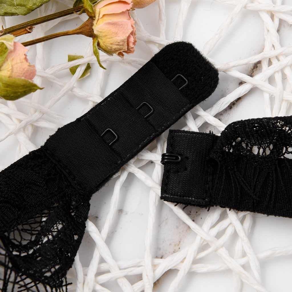 Women's Lace Split Underwear Set - Black, Multiple Sizes & Styles