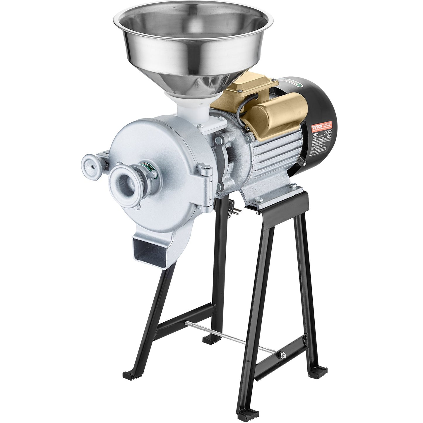 3000W Electric Grain & Flour Grinder Wet & Dry Cereal Mill - Black