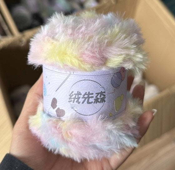 Handmade Fur Ball for Arts and Crafts - Soft Wire Woven Grass Decoration