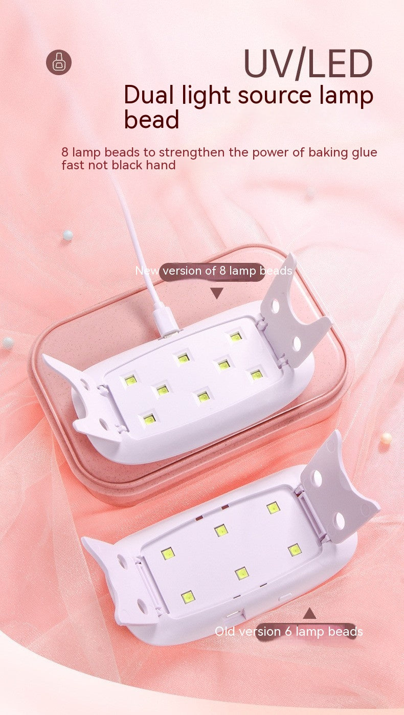 UV Nail Lamp - White Portable Handheld Drying