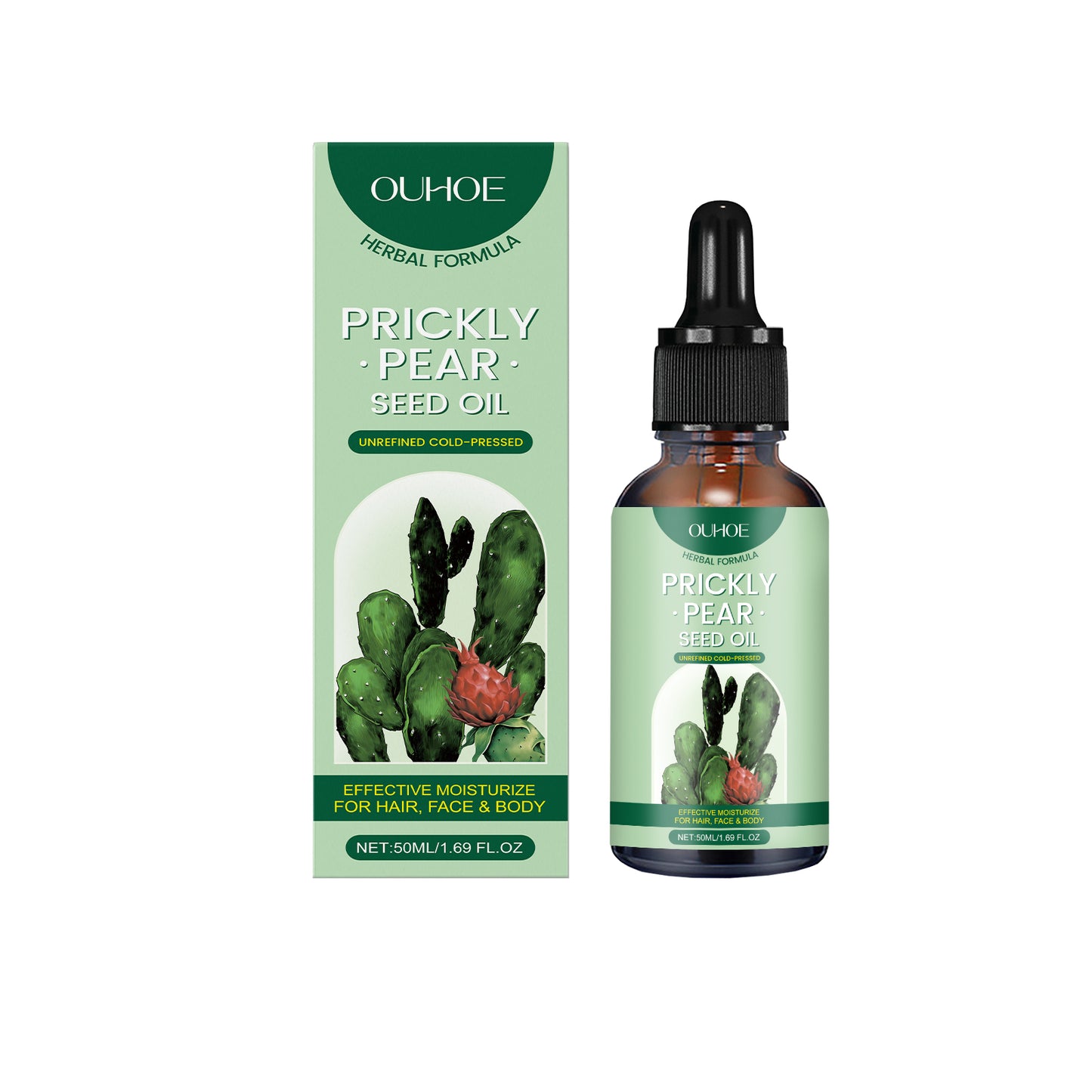Cactus Essential Oil for Hair and Body - Moisturizing Vitamin E Blend
