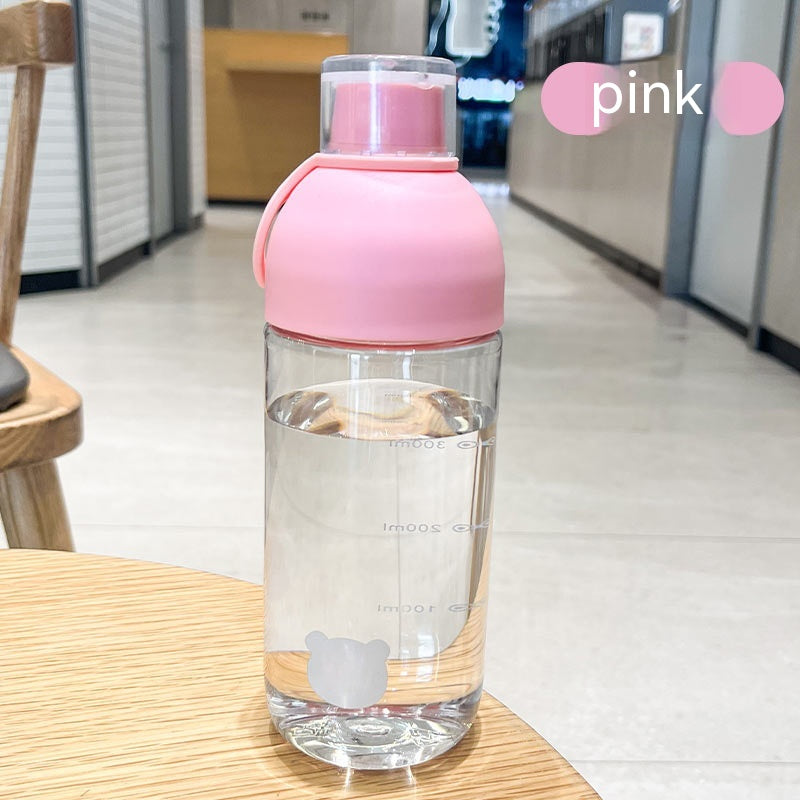 Portable Transparent Scented Tea Cup 450ml - Multiple Colors