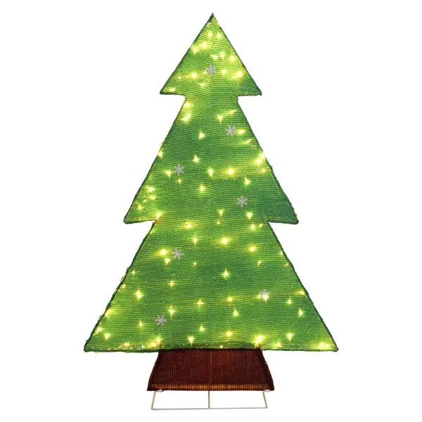 4FT Pre-Lit Christmas Tree with 110 Warm White LED Lights