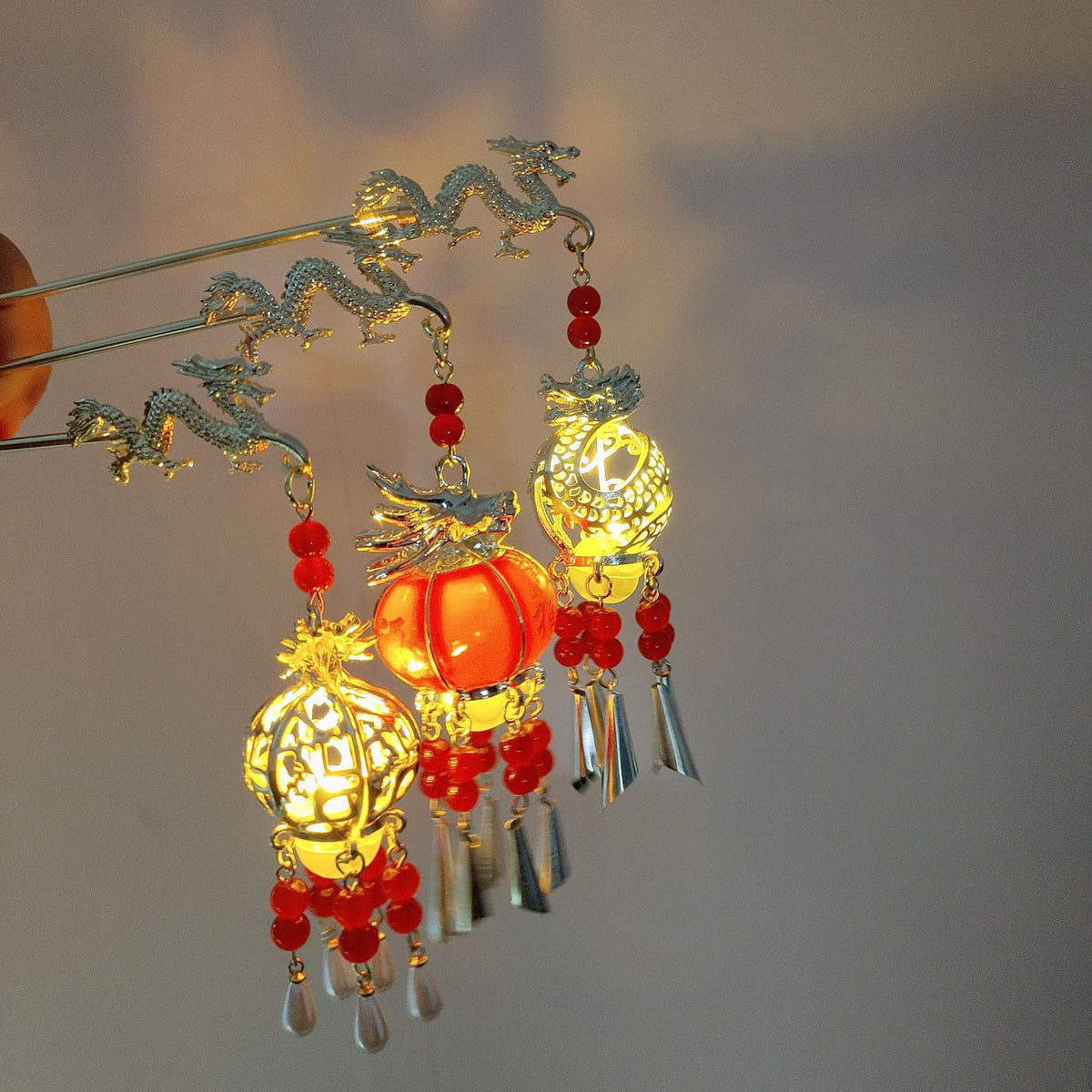 Dragon Hairpin Pearl Style - Retro Alloy Hair Accessory