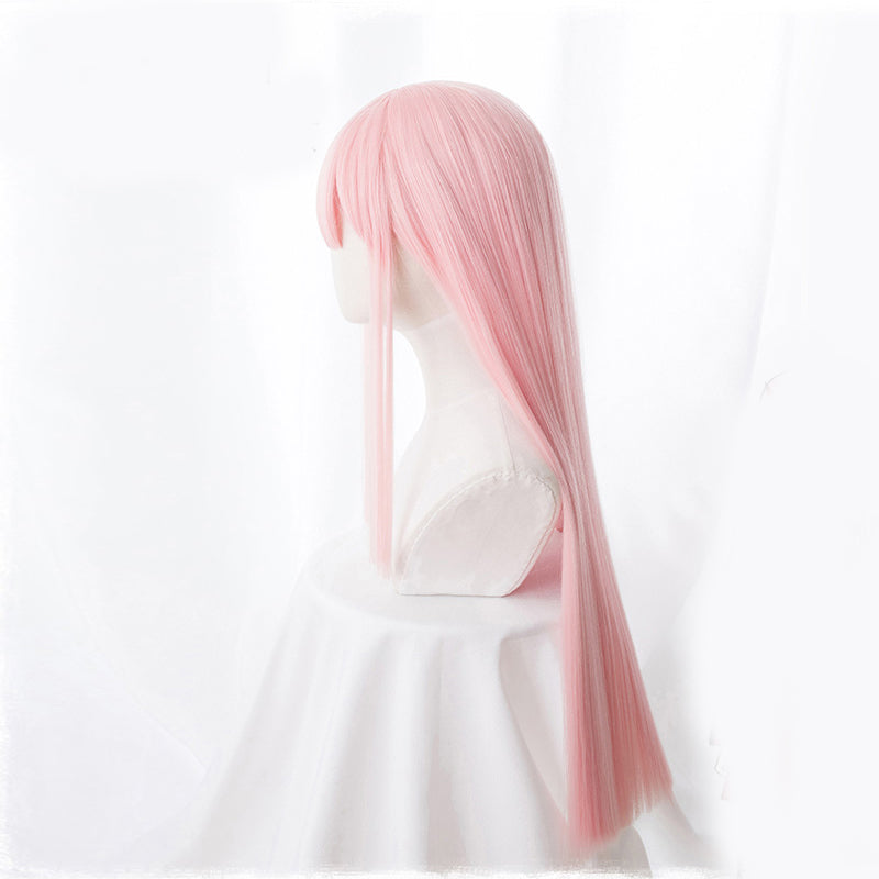 Cosplay Wig Pink - 90cm Long Hair Synthetic