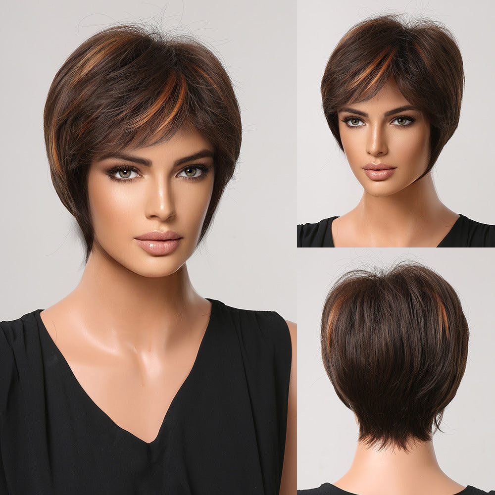 Short Curly Wavy Hair Wig for Round Face