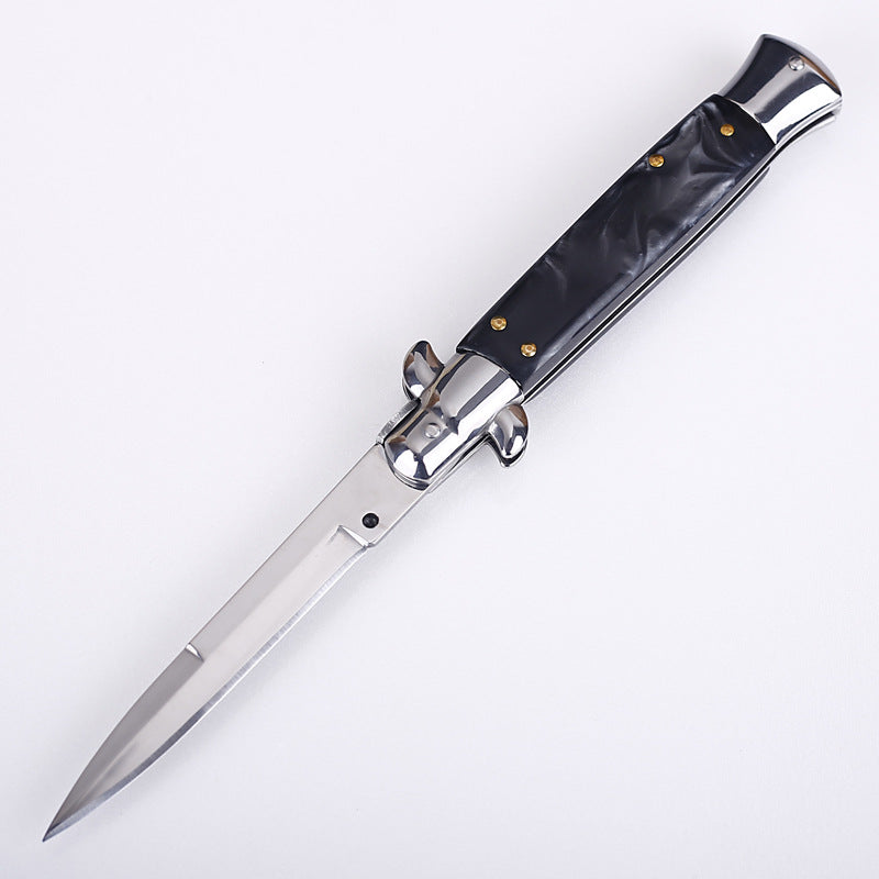Portable Folding Outdoor Knife - Stainless Steel Blade with Multiple Handle Styles