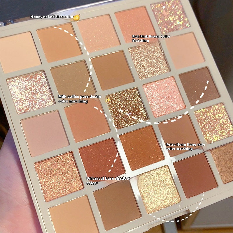 Multicolor Glitter Eyeshadow Palette - 25 Shades for Eye Makeup, Sparkling Color Set
