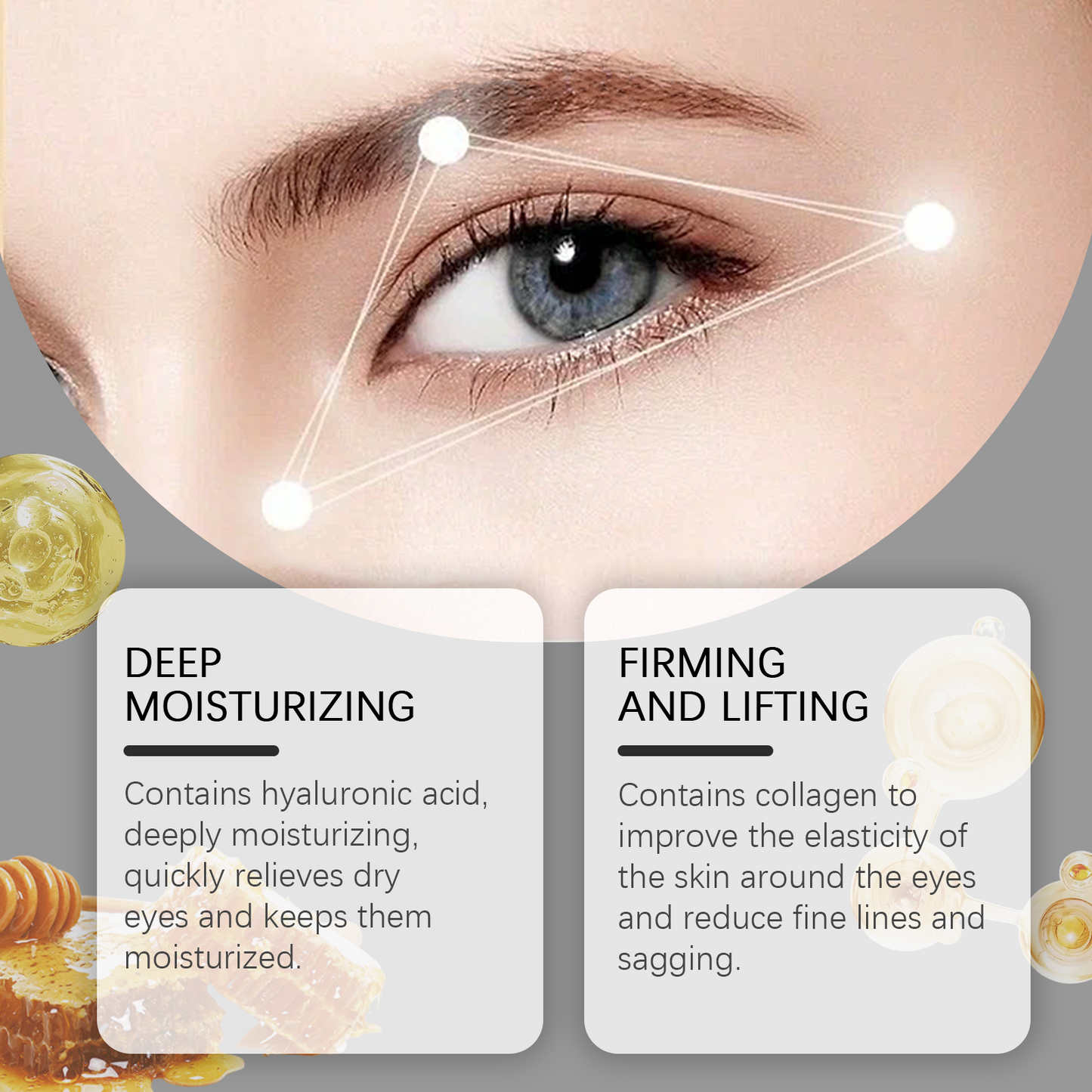 Crystal Collagen Eye Mask - Hydrating Anti-Aging Under Eye Treatment (5 Pairs)