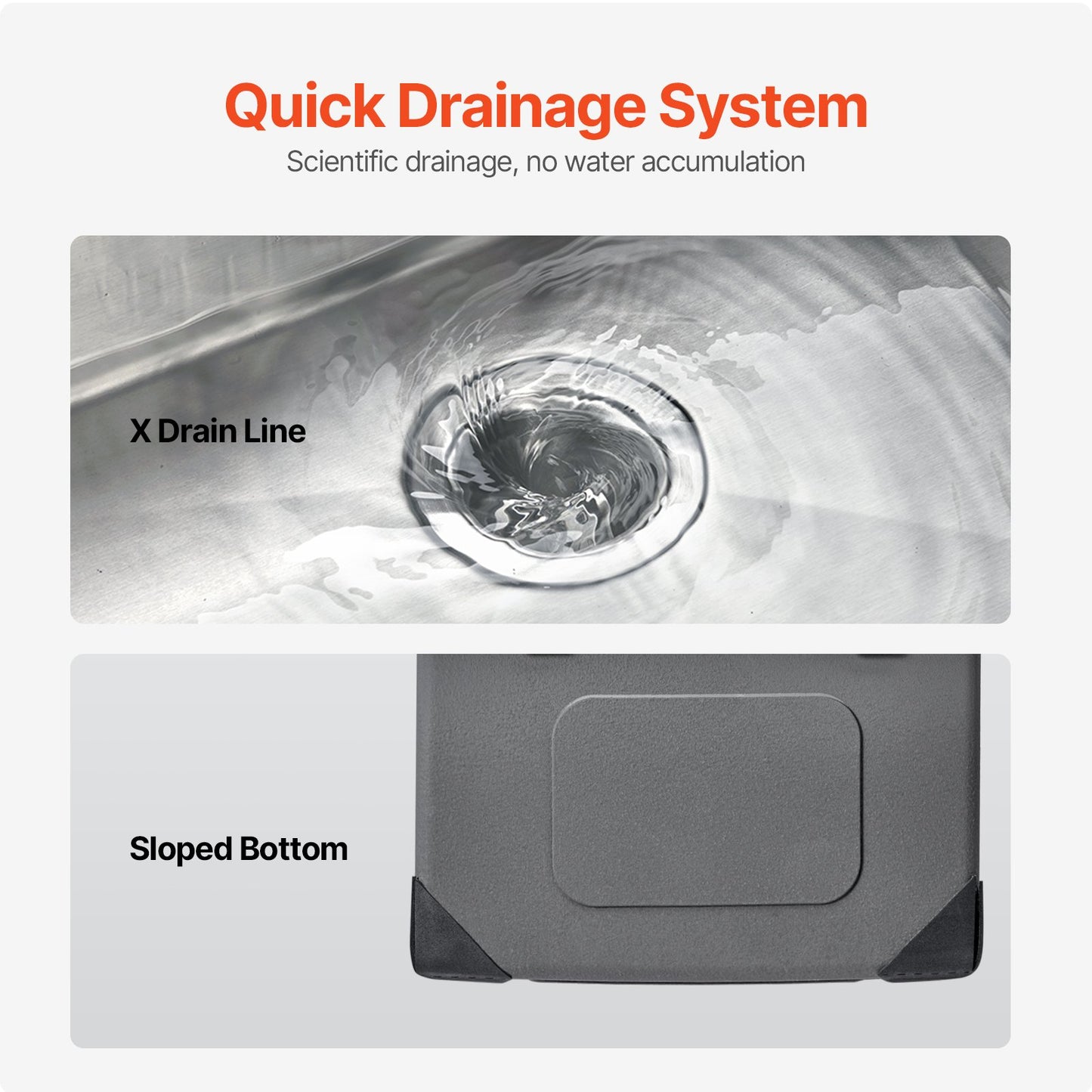 25-Inch Drop-In Kitchen Sink - Heavy-Duty Stainless Steel Basin