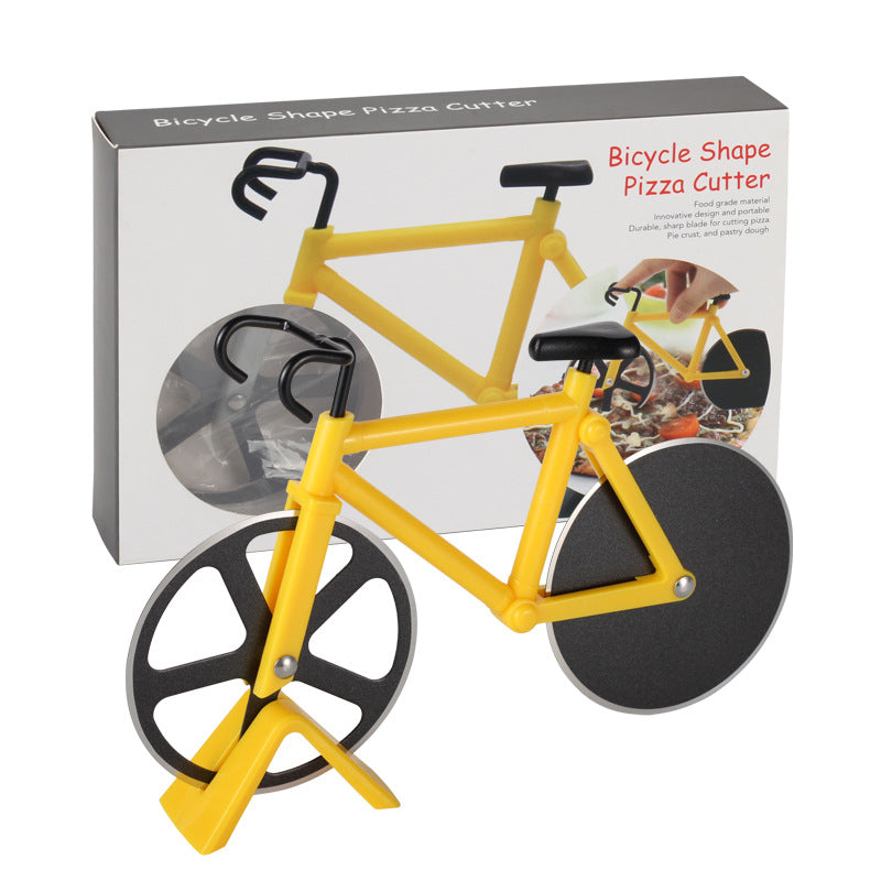 Stainless Steel Bicycle Pizza Cutter Multi-Function Kitchen Knife