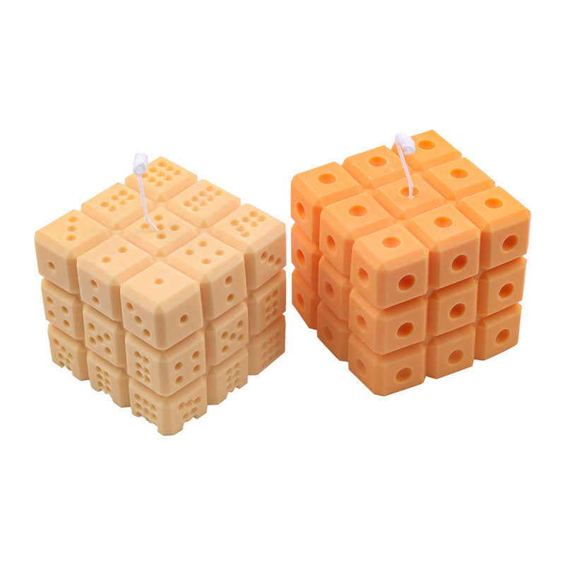 Square Dice Candle Mold Silicone for Handmade Aromatherapy Candles
