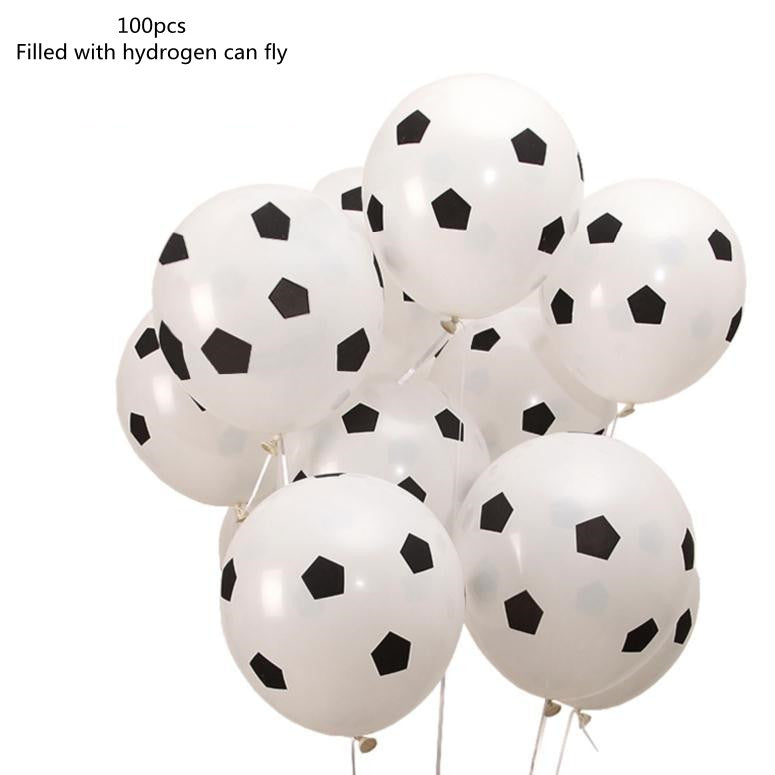 Children's Sports Balloon Set - Basketball & Football Theme, 50-100PCS