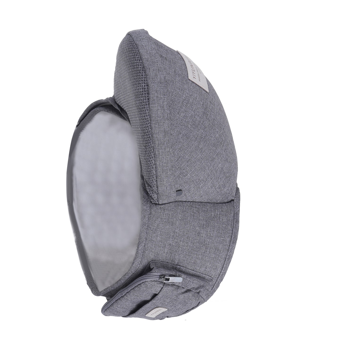Ergonomic Baby Hip Seat Carrier with Adjustable Waist Belt - Gray