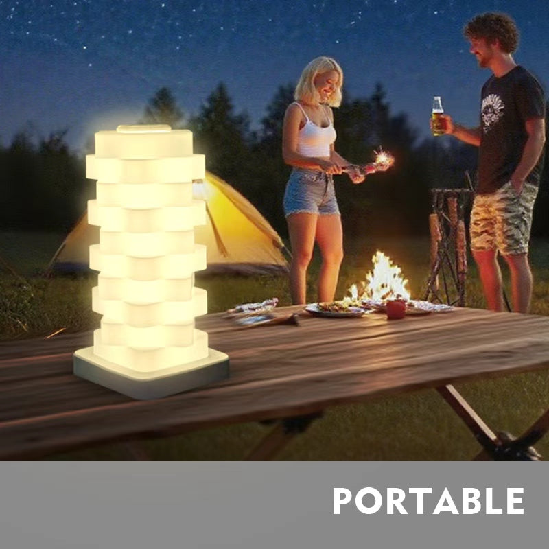 Stackable RGB Ambient Night Light - Custom Mood Lighting for Home & Gaming