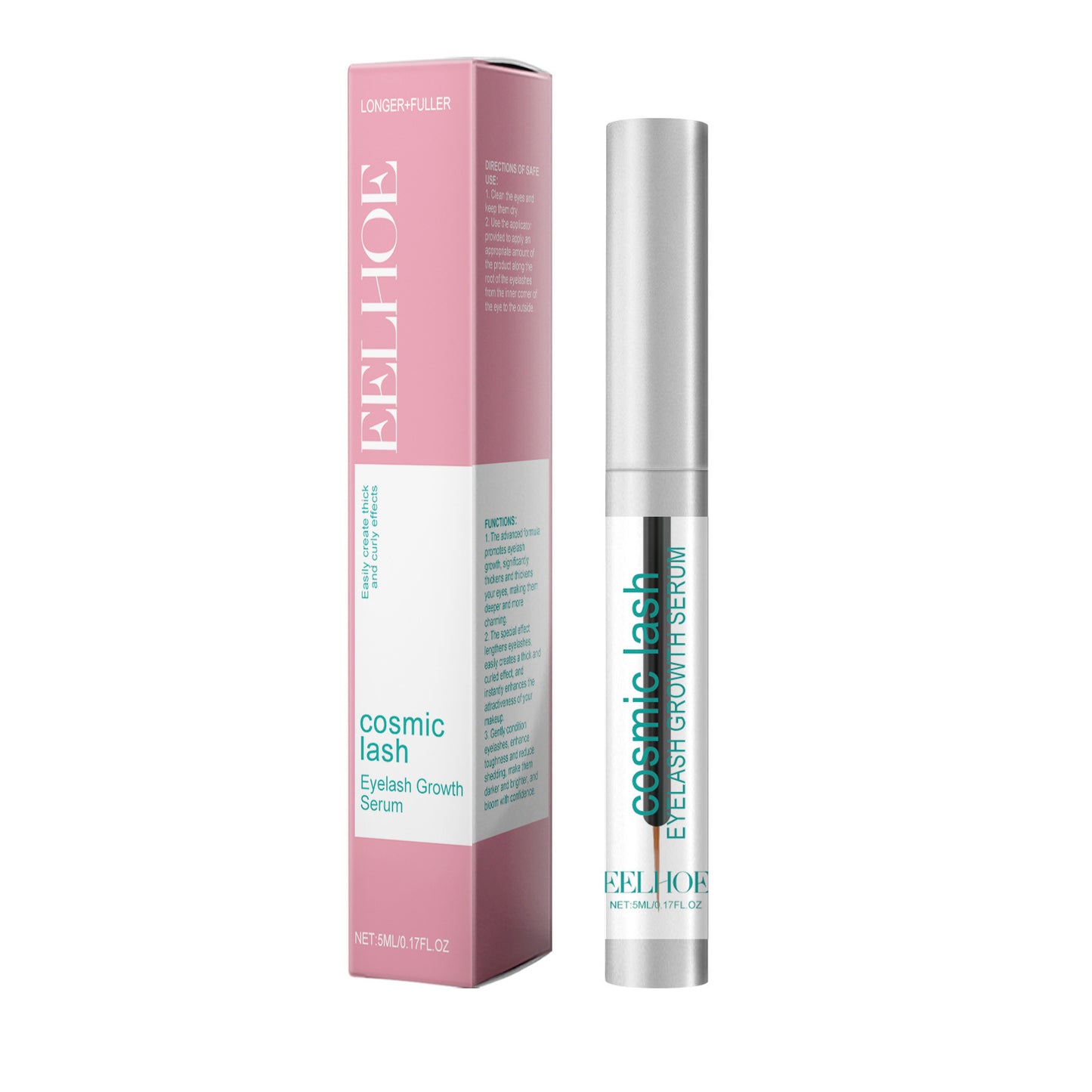 Natural Eyelash Growth Serum - Moisturizing Liquid for Long Lashes 5ml
