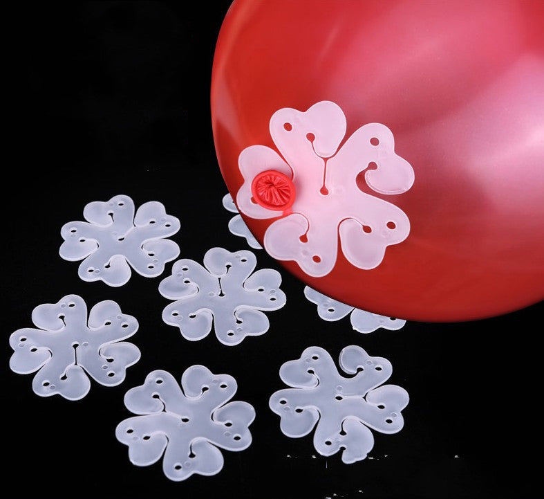 Balloon Shape Card Holder for Wedding Party Decorations - Plastic Plum Shape 6.6x6.5cm