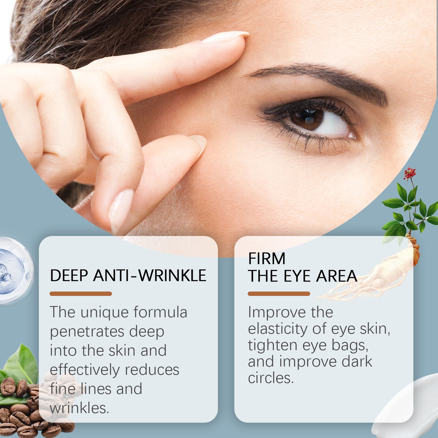 Moisturizing Eye Cream with Massage Applicator - 15ml