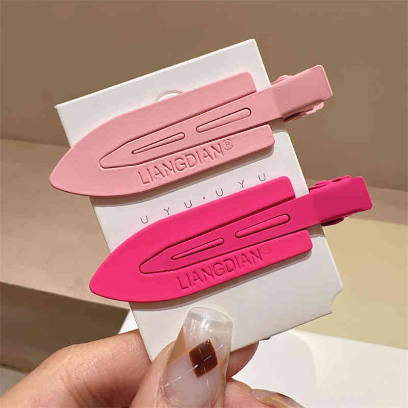 Hair Barrettes Seamless 7cm Clip Pair