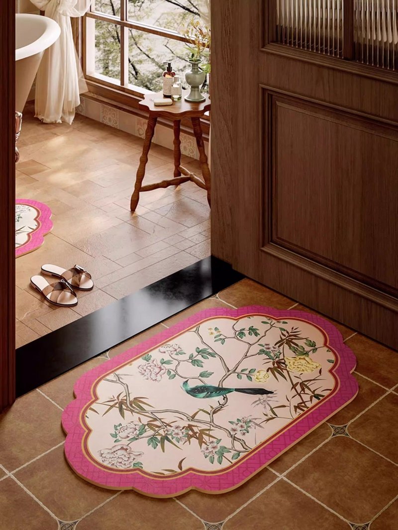 Quick-Drying Absorbent Non-Slip Bathroom Door Mat - Multiple Styles & Sizes