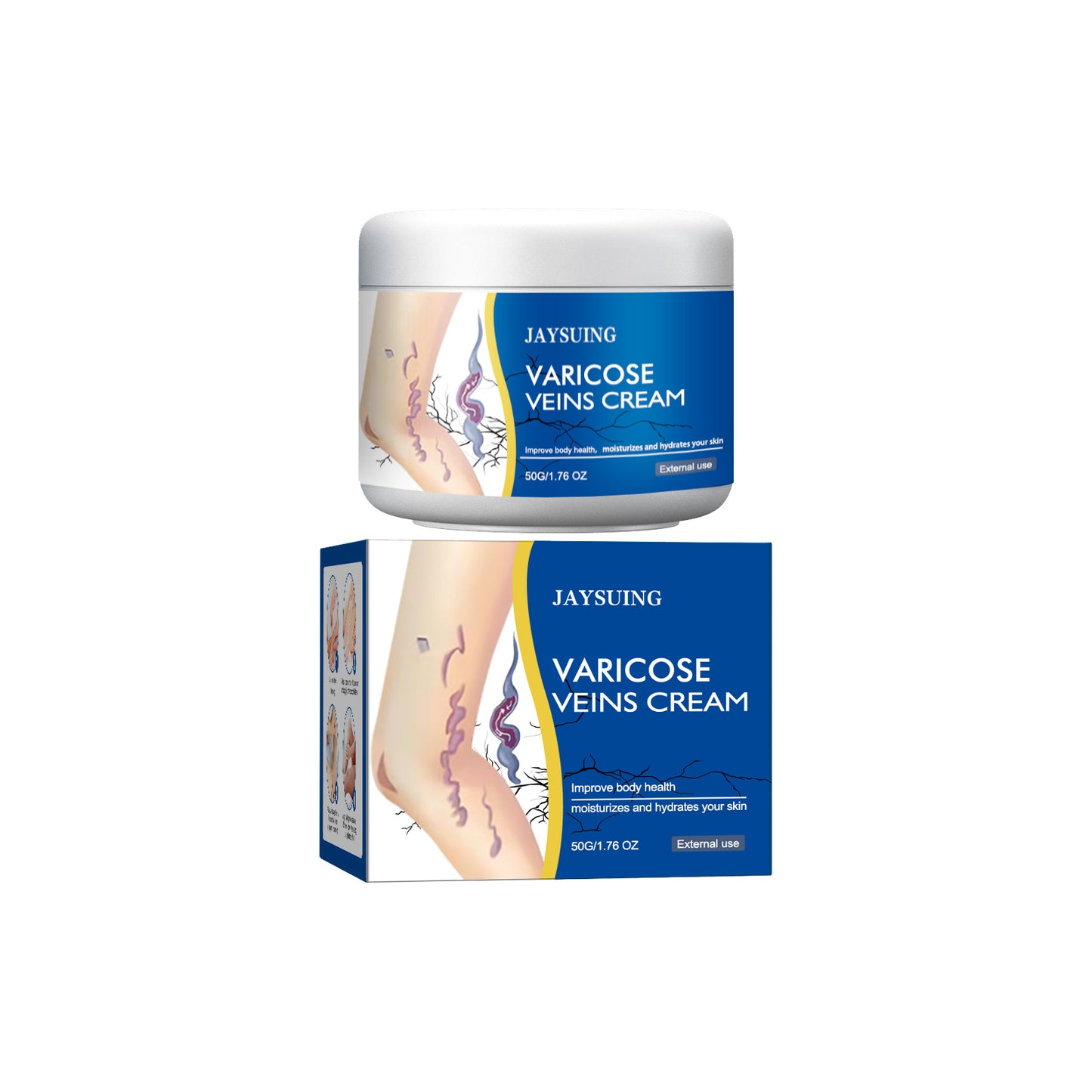 Leg Vein Repair Cream for Varicose Vein Relief and Massage