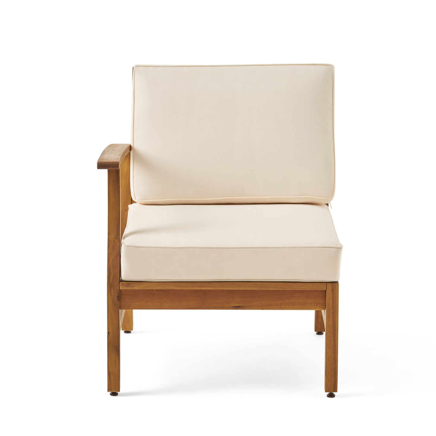 Perla 5-Piece Outdoor Sofa Set - Cream Acacia Wood