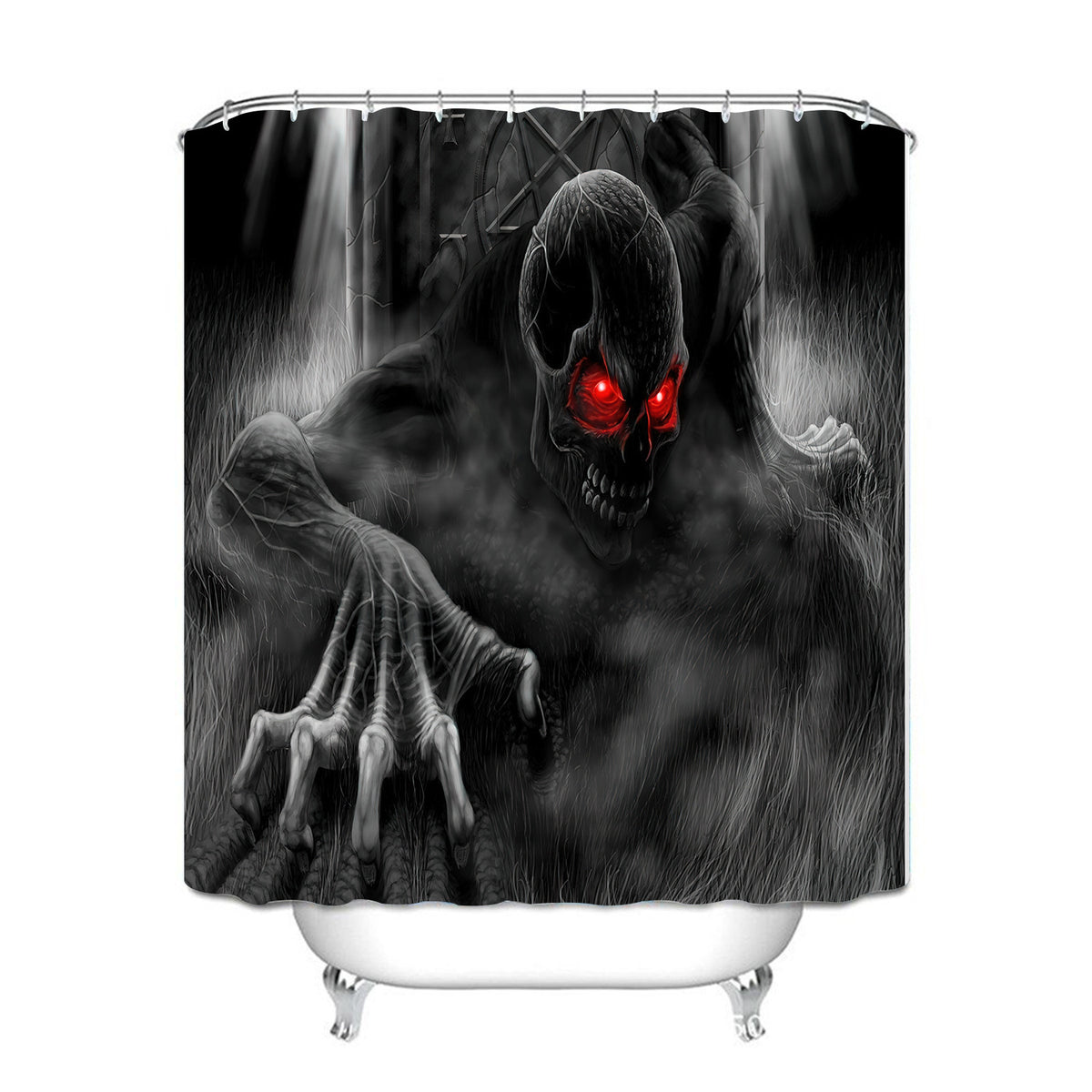 Waterproof Shower Curtain with Mildew Resistance - Cross Border North