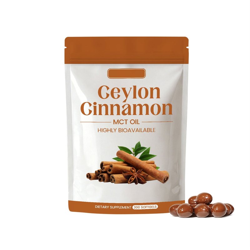 Ceylon Cinnamon Bark Extract Softgels - 300 Count