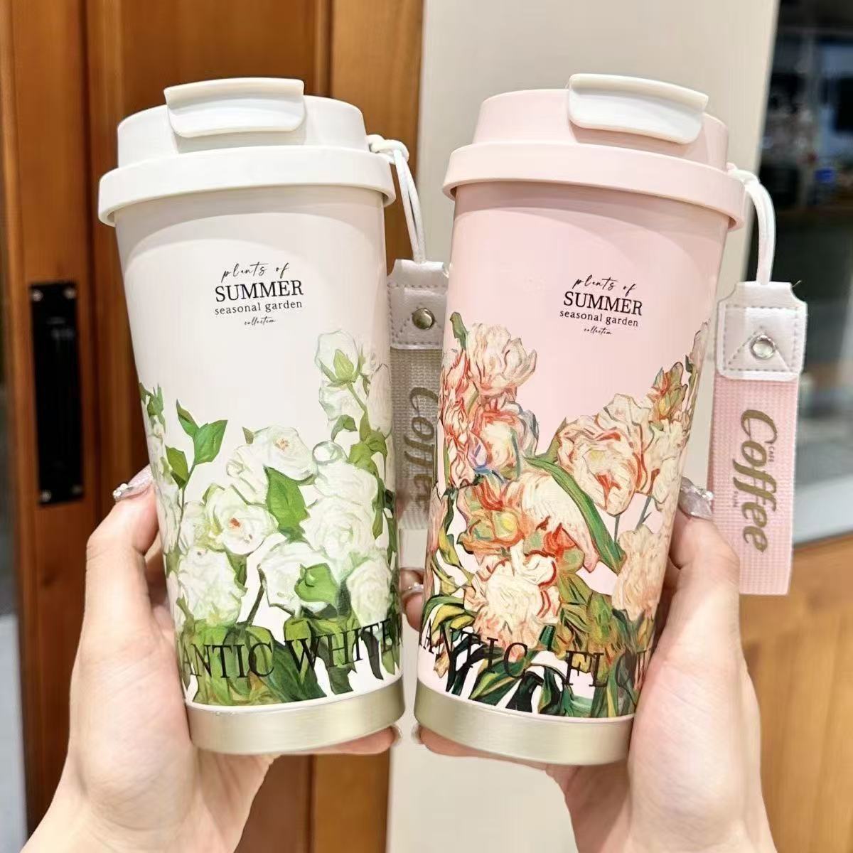 Double Wall Insulated Stainless Steel Coffee Cup - 316 Capacity & Modern Design