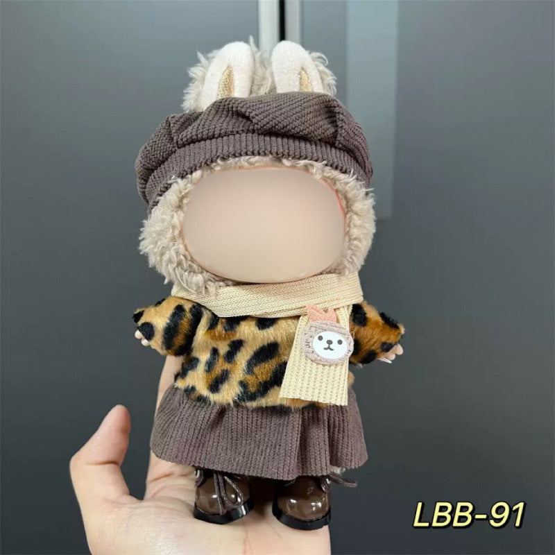17cm Vinyl Figurine Clothes Set for Collectibles and Decoration