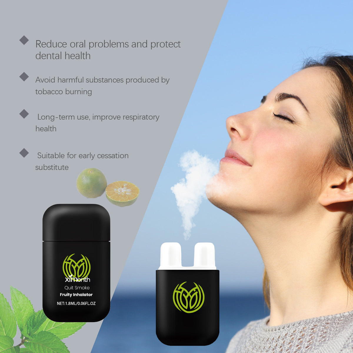 Double Hole Nose Spray Auxiliary Smoking Cessation Portable