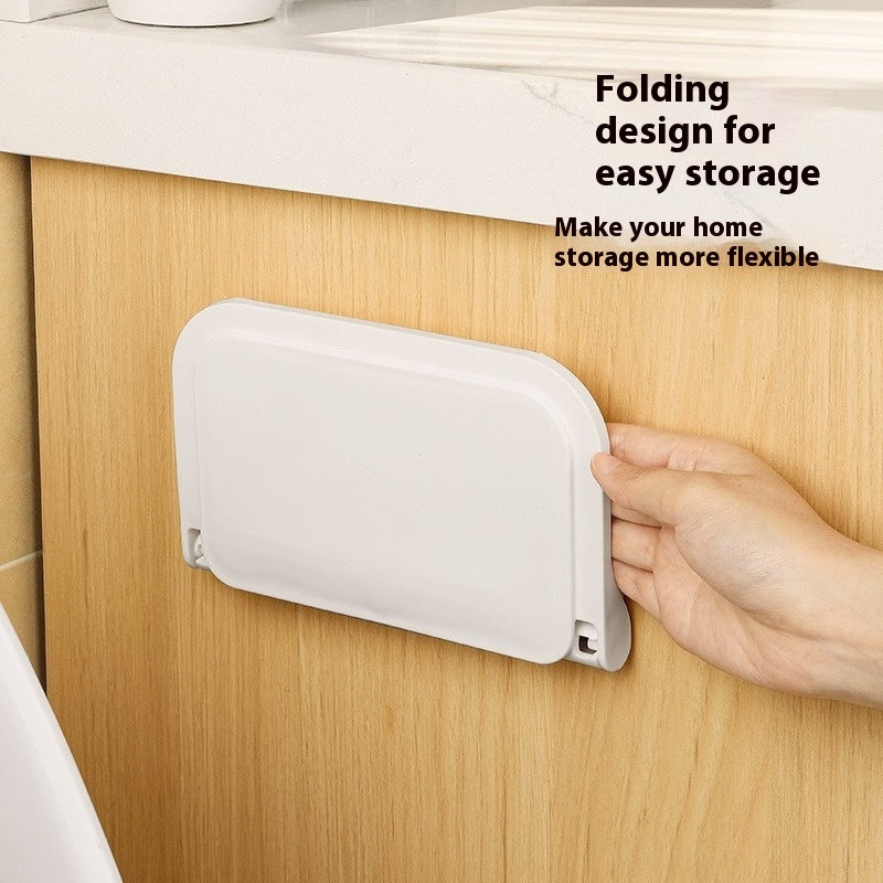 Foldable Wall Shelf Organizer - Modern Plastic Storage Rack with Multiple Sizes