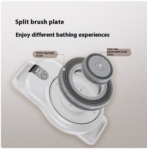 Wall Mounted Electric Shower Machine Rechargeable White
