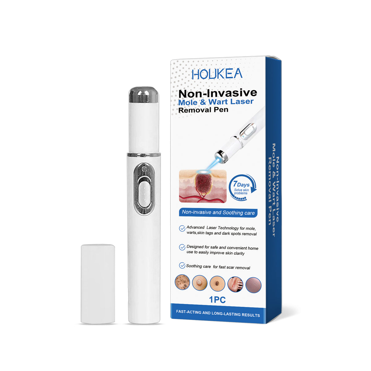 Non-Invasive Mole Wart Laser Removal Pen