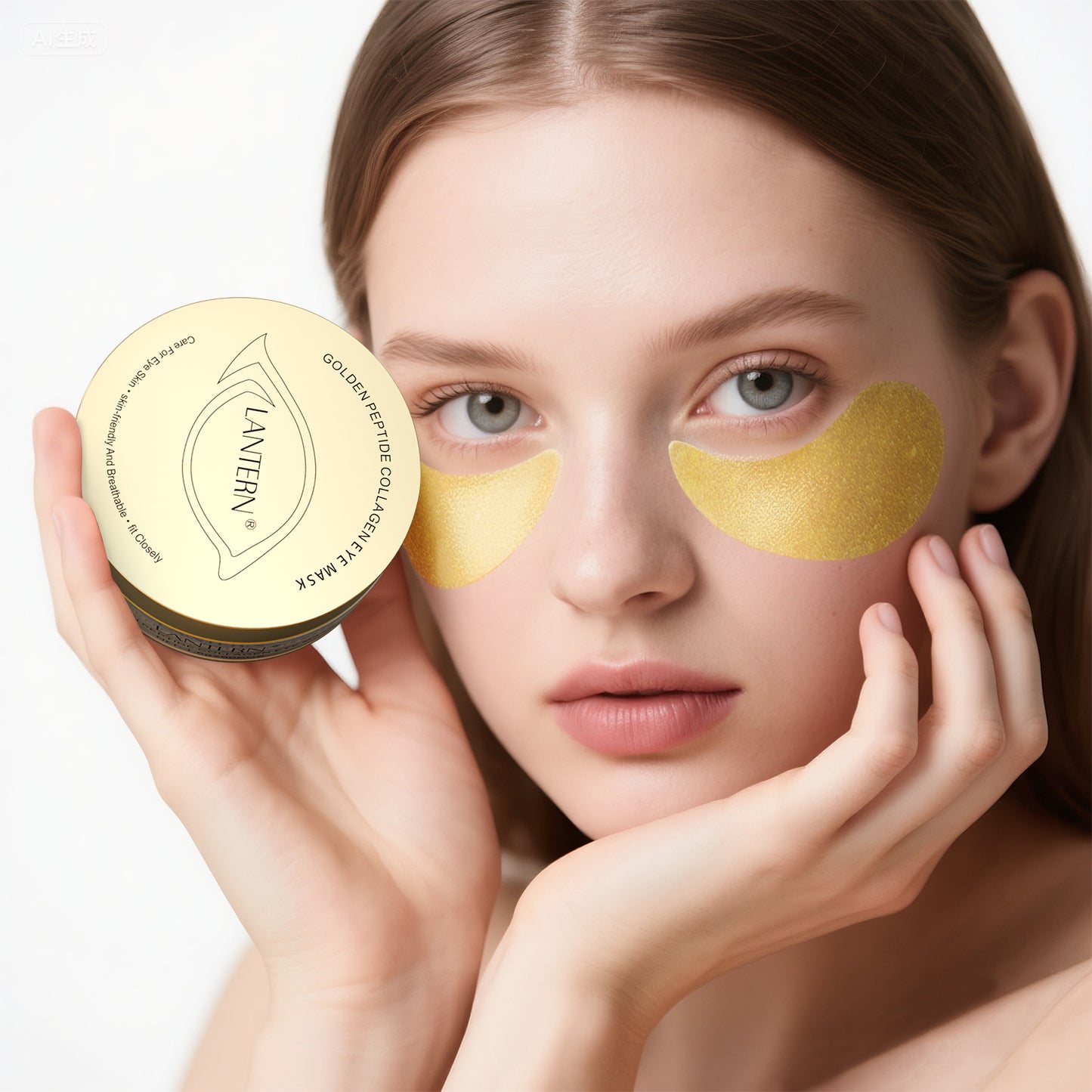 Golden Peptide Collagen Eye Mask Patches - 60PCS Hydrating Skincare